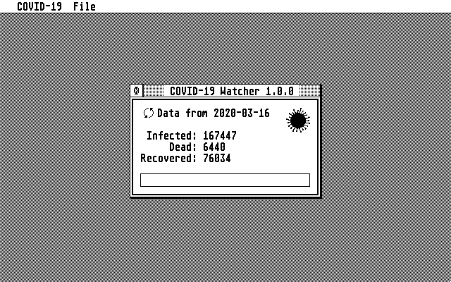COVID-19 Watcher screenshot
